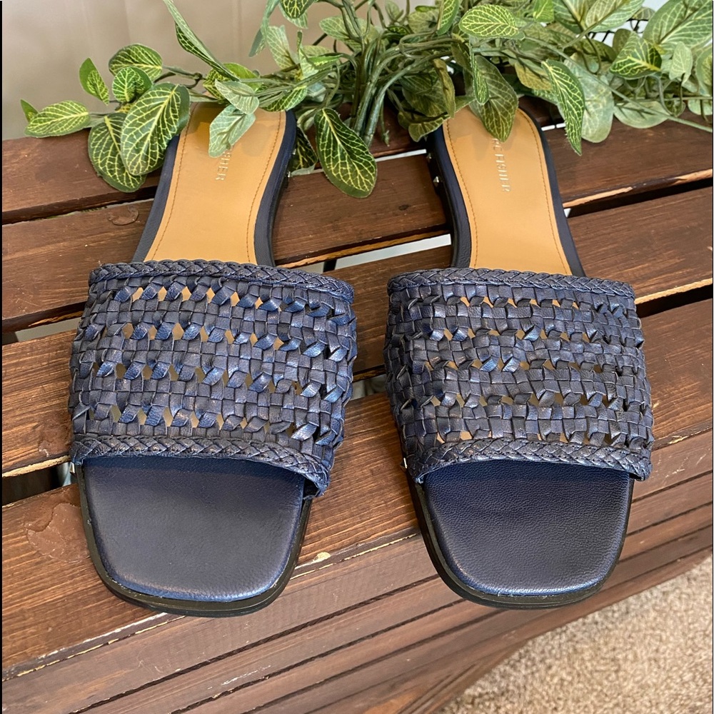Marc Fisher Studded Weaved Flat Slides - image 7